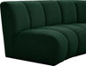 Infinity Green Boucle Fabric Loveseat - 643Green-2PC - Vega Furniture