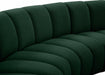 Infinity Green Boucle Fabric Loveseat - 643Green-2PC - Vega Furniture