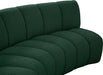 Infinity Green Boucle Fabric Loveseat - 643Green-2PC - Vega Furniture