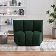 Infinity Green Boucle Fabric Modular Chair - 643Green-C - Vega Furniture