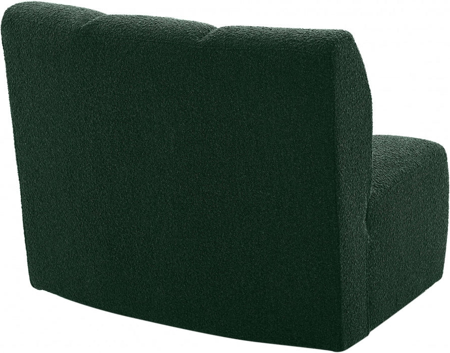 Infinity Green Boucle Fabric Modular Chair - 643Green-C - Vega Furniture