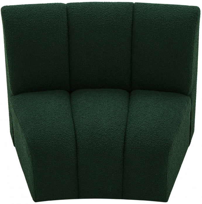 Infinity Green Boucle Fabric Modular Chair - 643Green-C - Vega Furniture