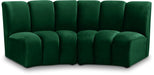 Infinity Green Modular Loveseat - 638Green-2PC - Vega Furniture