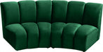 Infinity Green Modular Loveseat - 638Green-2PC - Vega Furniture