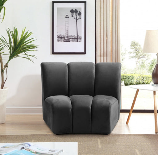 Infinity Grey Modular Chair - 638Grey-C - Vega Furniture