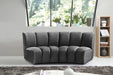 Infinity Grey Modular Loveseat - 638Grey-2PC - Vega Furniture