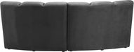 Infinity Grey Modular Loveseat - 638Grey-2PC - Vega Furniture