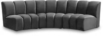 Infinity Grey Modular Sofa - 638Grey-3PC - Vega Furniture