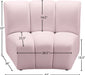 Infinity Pink Modular Chair - 638Pink-C - Vega Furniture