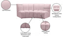 Infinity Pink Modular Loveseat - 638Pink-2PC - Vega Furniture