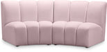 Infinity Pink Modular Loveseat - 638Pink-2PC - Vega Furniture