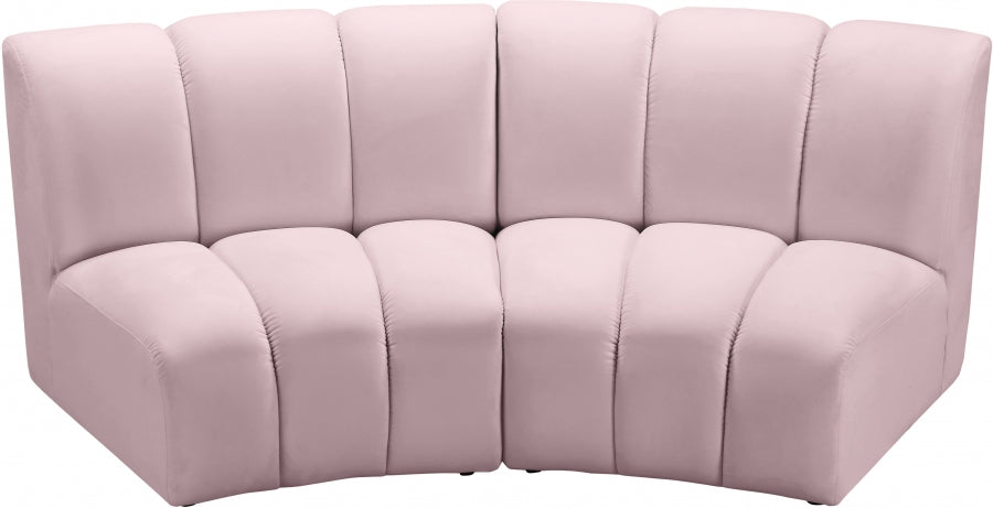 Infinity Pink Modular Loveseat - 638Pink-2PC - Vega Furniture