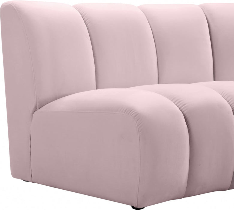 Infinity Pink Modular Loveseat - 638Pink-2PC - Vega Furniture