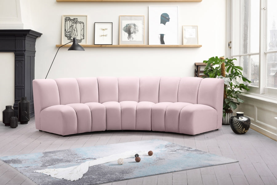 Infinity Pink Modular Sofa - 638Pink-3PC - Vega Furniture