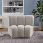 Infinity Taupe Boucle Fabric Modular Chair - 643Taupe-C - Vega Furniture