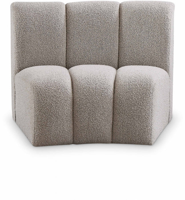 Infinity Taupe Boucle Fabric Modular Chair - 643Taupe-C - Vega Furniture