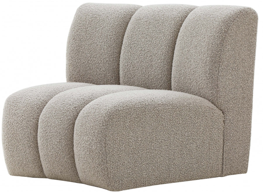 Infinity Taupe Boucle Fabric Modular Chair - 643Taupe-C - Vega Furniture