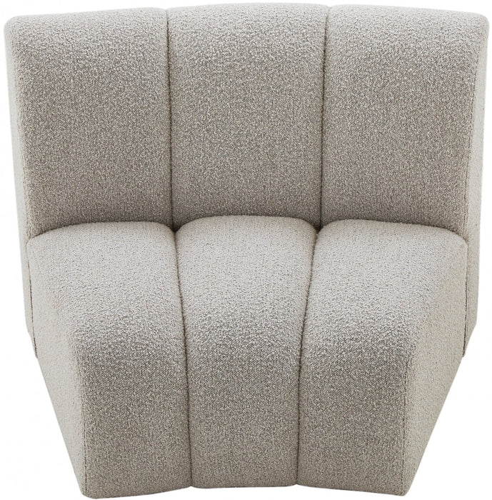 Infinity Taupe Boucle Fabric Modular Chair - 643Taupe-C - Vega Furniture