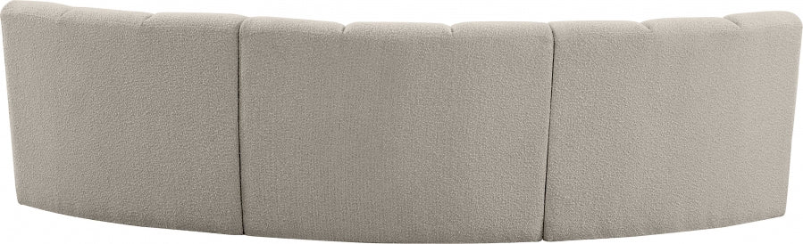 Infinity Taupe Boucle Fabric Sofa - 643Taupe-3PC - Vega Furniture