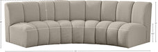 Infinity Taupe Boucle Fabric Sofa - 643Taupe-3PC - Vega Furniture