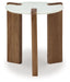 Isanti White/Brown End Table - T652-6 - Vega Furniture