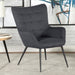 Isla Upholstered Flared Arms Accent Chair with Grid Tufted - 909466 - Vega Furniture