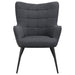 Isla Upholstered Flared Arms Accent Chair with Grid Tufted - 909466 - Vega Furniture