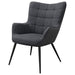 Isla Upholstered Flared Arms Accent Chair with Grid Tufted - 909466 - Vega Furniture