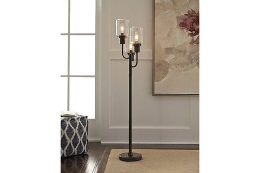 Jaak Bronze Finish Floor Lamp - L207171 - Vega Furniture