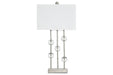 Jaala Clear/Silver Finish Table Lamp - L428064 - Vega Furniture