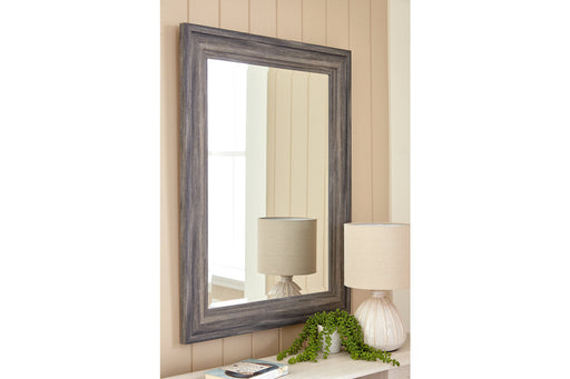 Jacee Antique Gray Accent Mirror - A8010218 - Vega Furniture