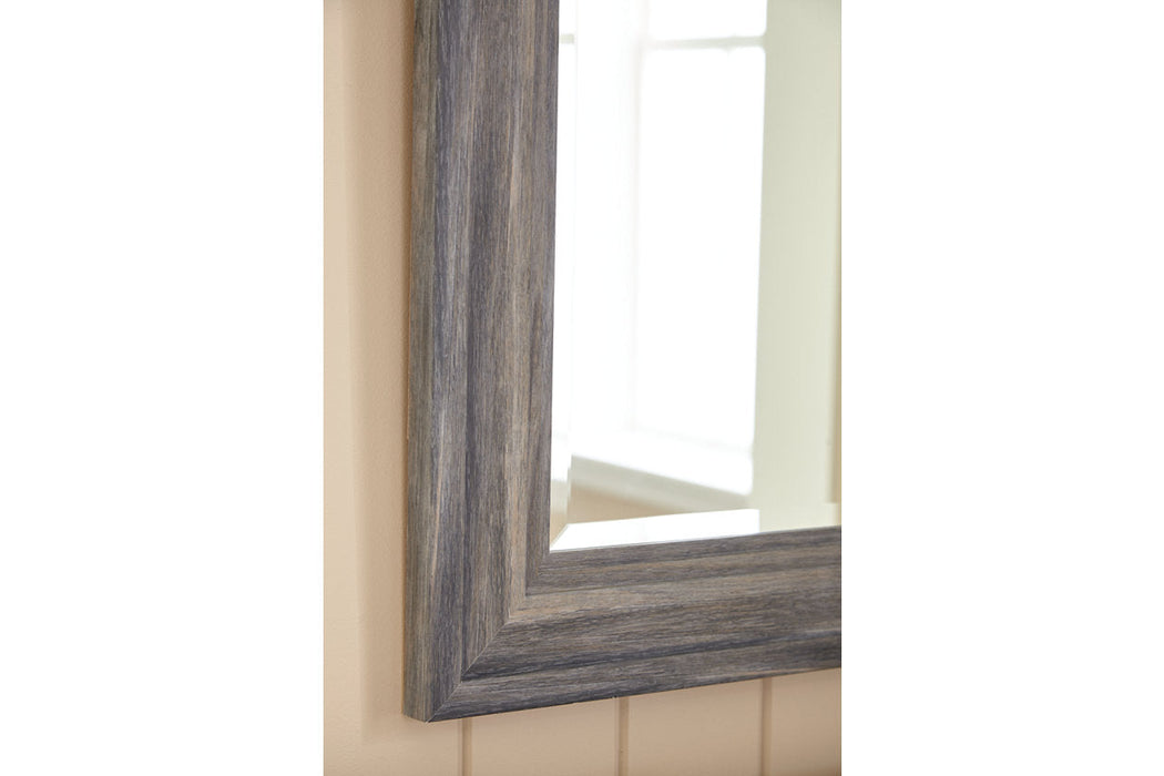Jacee Antique Gray Accent Mirror - A8010218 - Vega Furniture