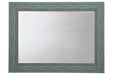 Jacee Antique Teal Accent Mirror - A8010220 - Vega Furniture