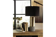 Jacek Gray/Brass Finish Table Lamp, Set of 2 - L243164 - Vega Furniture