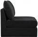 Jacob Black Velvet Modular Armless Chair - 649Black-Armless - Vega Furniture