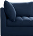 Jacob Blue Velvet Modular Sofa - 649Navy-S140 - Vega Furniture