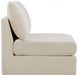 Jacob Cream Velvet Modular Armless Chair - 649Cream-Armless - Vega Furniture