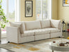 Jacob Cream Velvet Modular Sofa - 649Cream-S103 - Vega Furniture