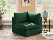 Jacob Green Velvet Modular Corner Chair - 649Green-Corner - Vega Furniture