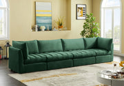 Jacob Green Velvet Modular Sofa - 649Green-S140 - Vega Furniture