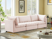 Jacob Pink Velvet Modular Sofa - 649Pink-S103 - Vega Furniture