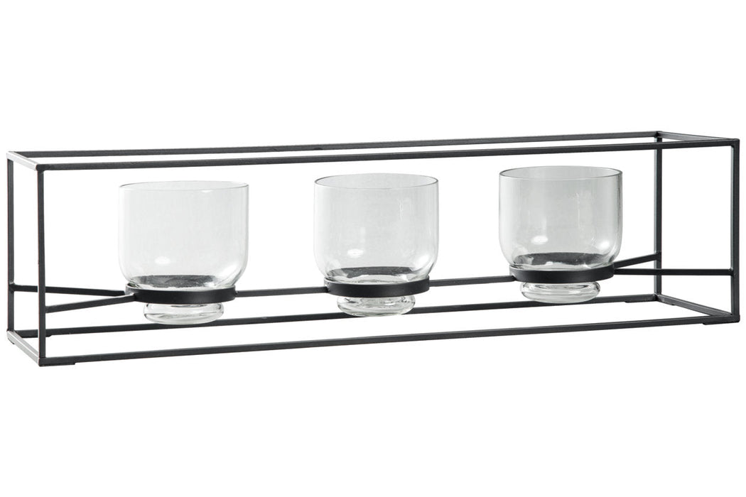 Jadyn Black Candle Holder - A2000108 - Vega Furniture