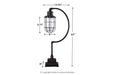 Jae Antique Black Desk Lamp - L734232 - Vega Furniture