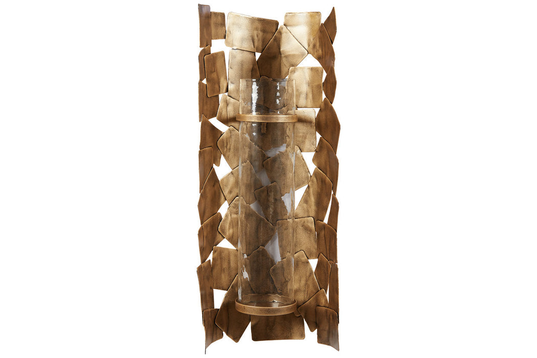 Jailene Antique Gold Wall Sconce - A8010187 - Vega Furniture