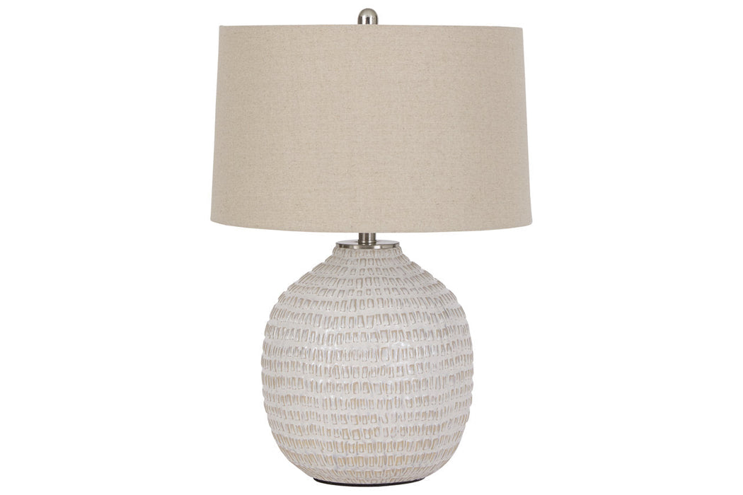 Jamon Beige Table Lamp - L100764 - Vega Furniture