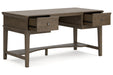 Janismore Weathered Gray Home Office Storage Leg Desk - H776-26 - Vega Furniture