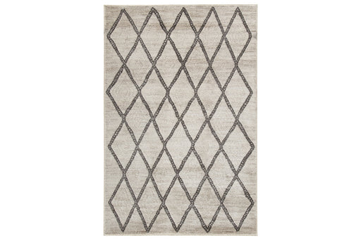 Jarmo Cream/Gray 5' x 7' Rug - R402622 - Vega Furniture