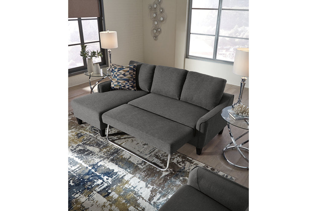 Jarreau Gray Sofa Chaise Sleeper - 1150271 - Vega Furniture