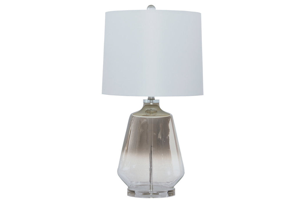 Jaslyn Silver Finish Table Lamp - L430414 - Vega Furniture