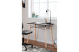 Jaspeni Black/Natural Home Office Desk - H020-10 - Vega Furniture